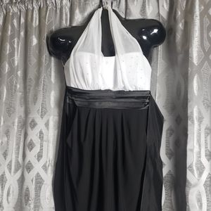 Black and White cocktail dress
